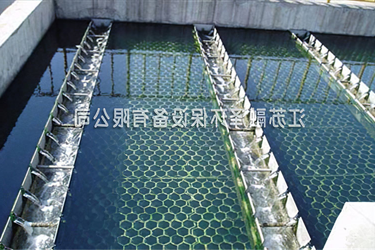 斜管沉淀池运行效果